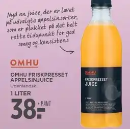 MENY OMHU FRISKPRESSET APPELSINJUICE tilbud