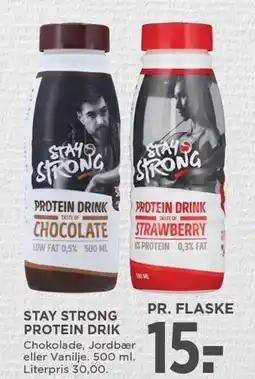 MENY STAY STRONG PROTEIN DRIK tilbud