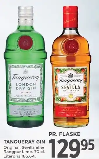 MENY TANQUERAY GIN tilbud