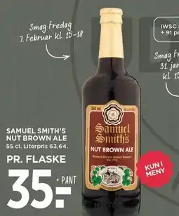 MENY SAMUEL SMITH'S NUT BROWN ALE tilbud