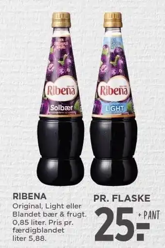 MENY RIBENA tilbud