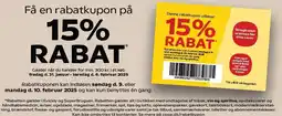 Kvickly Få en rabatkupon på 15% RABAT tilbud