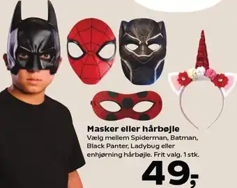 Kvickly Masker eller hårbøjler tilbud