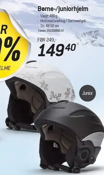 Thansen Børne-/juniorhjelm tilbud