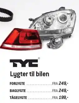 Thansen Lygter til bilen tilbud