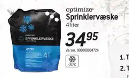 Thansen optimize Sprinklervæske 4 liter tilbud