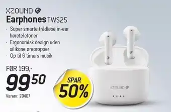 Thansen Earphone TWS25 tilbud