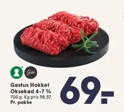 SPAR Gestus Hakket Oksekød 4-7% tilbud