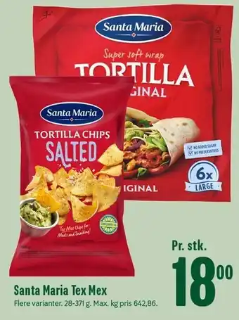 Min Købmand Santa Maria Tex Mex tilbud