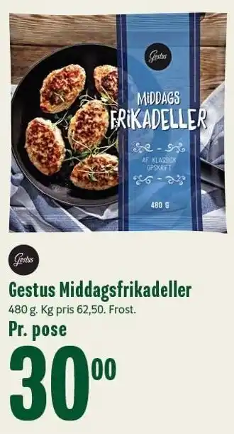 Min Købmand Gestus Middagsfrikadeller tilbud