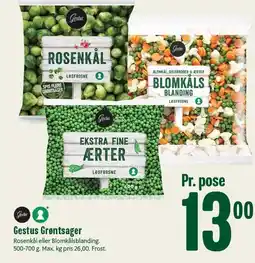 Min Købmand Gestus Grøntsager tilbud