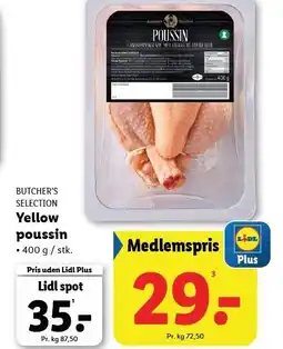 Lidl Yellow poussin tilbud