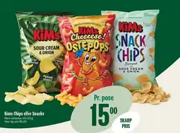 Min Købmand Kims Chips eller Snacks tilbud