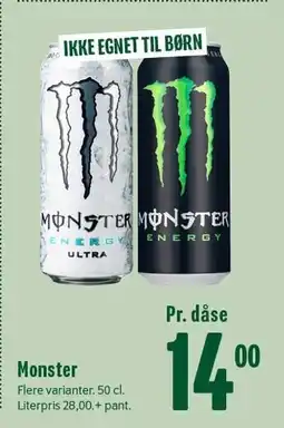 Min Købmand Monster tilbud