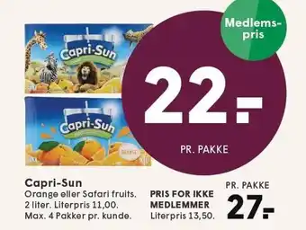 SPAR Capri-Sun tilbud