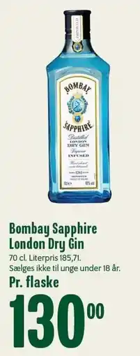 Min Købmand Bombay Sapphire London Dry Gin tilbud