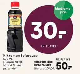 SPAR Kikkoman Sojasauce tilbud