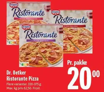 Min Købmand Dr. Oetker Ristorante Pizza tilbud