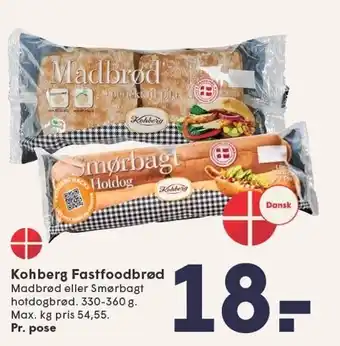 SPAR Kohberg Fastfoodbrød tilbud