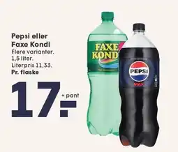 SPAR Pepsi eller Faxe Kondi tilbud