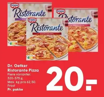 SPAR Dr. Oetker Ristorante Pizza tilbud