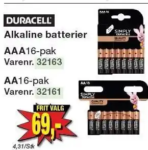 Harald Nyborg Alkaline batterier tilbud