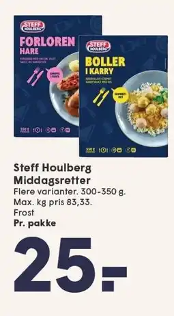 SPAR Steff Houlberg Middagsretter tilbud