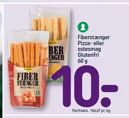 REMA 1000 Fiberstænger Pizza- eller ostesmag Glutenfri tilbud