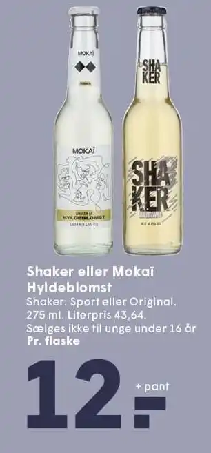 SPAR Shaker eller Mokaï Hyldeblomst tilbud