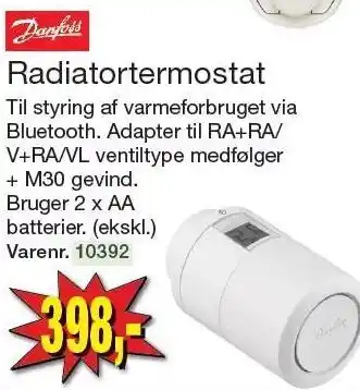 Harald Nyborg Radiatortermostat tilbud