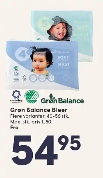 SPAR Grøn Balance Bleer tilbud