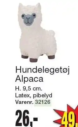 Harald Nyborg Hundelegetøj Alpaca tilbud