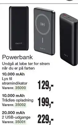 Harald Nyborg Powerbank tilbud