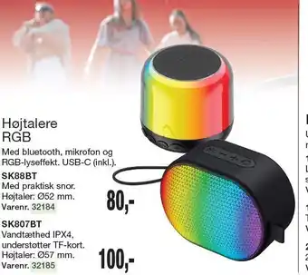 Harald Nyborg Højtalere RGB tilbud