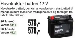 Harald Nyborg Havetraktor batteri 12 V tilbud