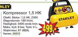 Harald Nyborg Kompressor 1,5 HK tilbud