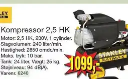 Harald Nyborg Kompressor 2,5 HK tilbud