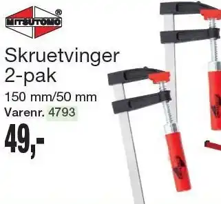 Harald Nyborg Skruetvinger 2-pak tilbud