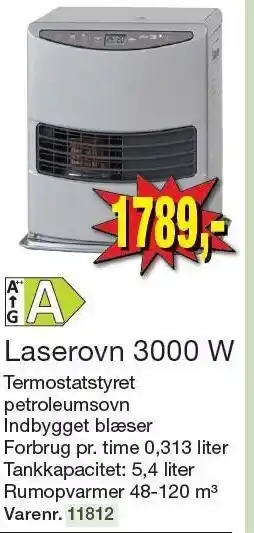 Harald Nyborg Laserovn 3000 W tilbud