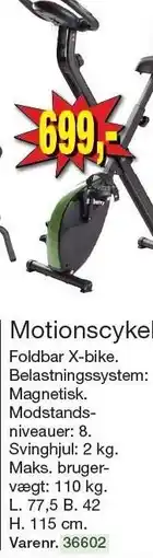 Harald Nyborg Motionscykel tilbud