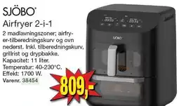 Harald Nyborg Airfryer 2-i-1 tilbud