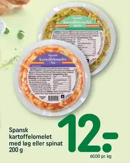 REMA 1000 Spansk kartoffelomelet med løg eller spinat tilbud