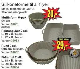 Harald Nyborg Silikoneforme til airfryer tilbud