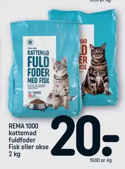 REMA 1000 REMA 1000 kattemad fuldfoder Fisk eller okse tilbud