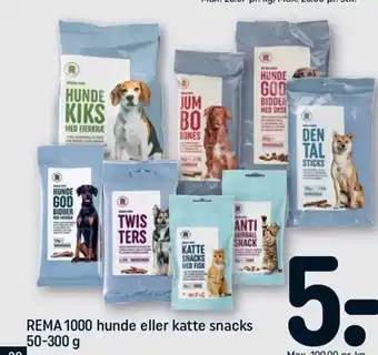 REMA 1000 REMA 1000 hunde eller katte snacks tilbud