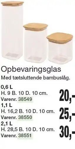 Harald Nyborg Opbevaringsglas tilbud