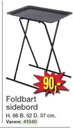 Harald Nyborg Foldbart sidebord tilbud