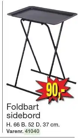 Harald Nyborg Foldbart sidebord tilbud