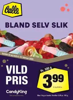 Calle Bland Selv Slik tilbud