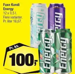 Calle Faxe Kondi Energy tilbud